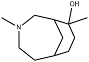 3,9-Dimethyl-3-azabicyclo[4.3.1]decan-9-ol Struktur