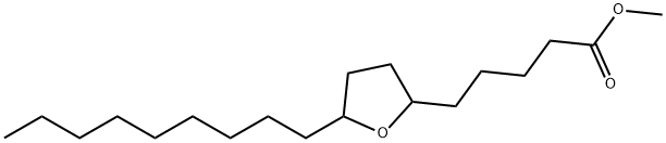 Tetrahydro-5-nonylfuran-2-pentanoic acid methyl ester Struktur