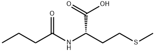 N-(1-oxobutyl)-L-methionine Struktur