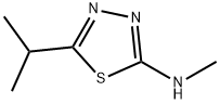 1,3,4-Thiadiazol-2-amine,  N-methyl-5-(1-methylethyl)- Struktur