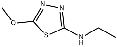 1,3,4-Thiadiazol-2-amine,  N-ethyl-5-methoxy- Struktur