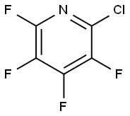 2-Chloro-3,4,5,6-tetrafluoropyridine Struktur