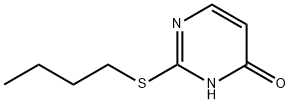 2-(Butylthio)pyrimidin-4(1H)-one Struktur