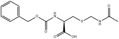 S-[(Acetylamino)methyl]-N-[(benzyloxy)carbonyl]-L-cysteine Struktur