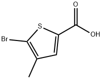 5-Bromo-4-methylthiophene-2-carboxylic acid Struktur