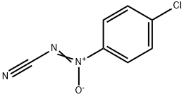 4-(Cyano-NNO-azoxy)phenyl chloride Struktur