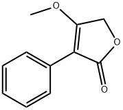 3-Phenyl-4-methoxy-2,5-dihydrofuran-2-one Struktur