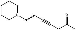7-Piperidino-6-hepten-4-yn-2-one Struktur