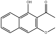 1-(1-Hydroxy-3-methoxy-2-naphtyl)ethanone Struktur