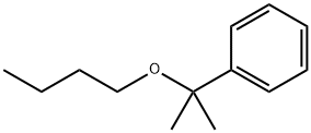 Butyl(α,α-dimethylbenzyl) ether Struktur