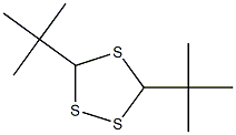 3,5-Bis-tert-butyl-1,2,4-trithiolane Struktur