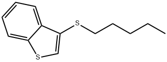 3-(Pentylthio)benzo[b]thiophene Struktur