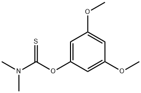 O-(3,5-DIMETHOXYPHENYL)DIMETHYL THIOCARBAMATE Struktur