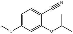 2-Isopropoxy-4-methoxybenzonitrile Struktur