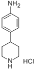 4-(PIPERIDIN-4-YL)ANILINE HYDROCHLORIDE Struktur