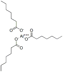 aluminumheptanoate Struktur