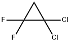 Cyclopropane, 1,1-dichloro-2,2-difluoro- (9CI) Struktur