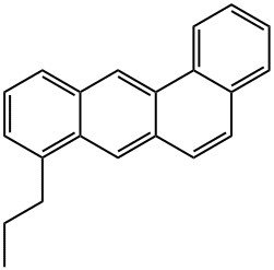 8-Propylbenz[a]anthracene Struktur