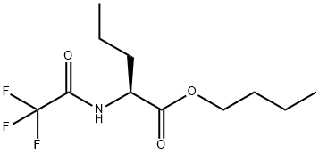 N-(Trifluoroacetyl)-L-norvaline butyl ester Struktur