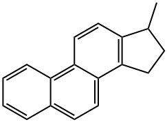 16,17-Dihydro-17-methyl-15H-cyclopenta[a]phenanthrene Struktur