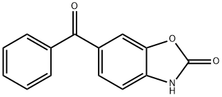 6-benzoylbenzoxazol-2(3H)-one Struktur