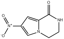 Pyrrolo[1,2-a]pyrazin-1(2H)-one, 3,4-dihydro-7-nitro- (9CI) Struktur