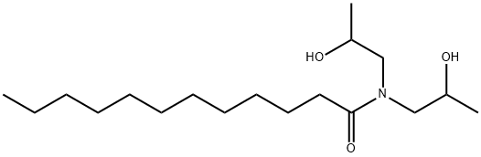 N,N-bis(2-hydroxypropyl)dodecanamide Struktur