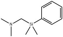 Dimethyl(phenyldimethylsilylmethyl)amine Struktur