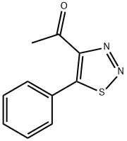 1-(5-Phenyl-1,2,3-thiadiazol-4-yl)ethanone Struktur