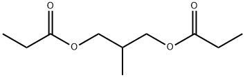 Dipropionic acid 2-methylpropane-1,3-diyl ester Struktur