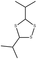 1,2,4-Trithiolane, 3,5-bis(1-methylethyl)- Struktur