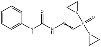 Bis(1-aziridinyl)[2-(3-phenylureido)vinyl]phosphine oxide Struktur