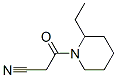 Piperidine, 1-(cyanoacetyl)-2-ethyl- (9CI) Struktur