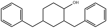 2,4-Bis(phenylmethyl)cyclohexanol Struktur