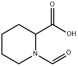 2-Piperidinecarboxylic acid, 1-formyl- (9CI) Struktur