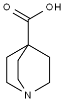 1-AZA-BICYCLO[2.2.2]OCTANE-4-CARBOXYLIC ACID Struktur