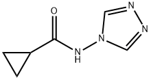 Cyclopropanecarboxamide, N-4H-1,2,4-triazol-4-yl- (9CI) Struktur