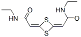 2,2'-(1,3-Dithietane-2,4-diylidene)bis(N-ethylacetamide) Struktur