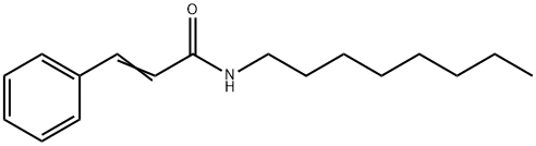 N-Octyl-3-phenylpropenamide Struktur