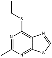 7-(Ethylthio)-5-methylthiazolo[5,4-d]pyrimidine Struktur