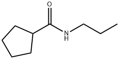 Cyclopentanecarboxamide, N-propyl- (9CI) Struktur