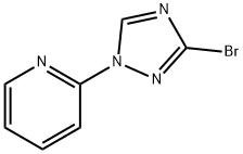 2-(3-BROMO-1H-1,2,4-TRIAZOL-1-YL)PYRIDINE Struktur