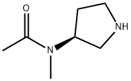 Acetamide, N-methyl-N-(3S)-3-pyrrolidinyl- (9CI) Struktur