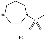 1-(Methylsulfonyl)hoMopiperazine hydrochloride, 95% Struktur