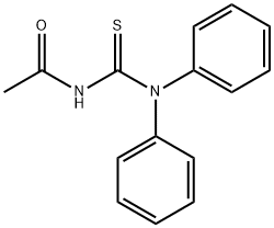 N-[Diphenylamino(thiocarbonyl)]acetamide Struktur