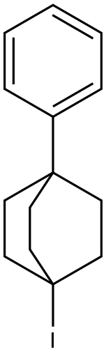 1-iodo-4-phenylbicyclo[2.2.2]octane Struktur