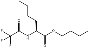 N-(Trifluoroacetyl)-L-norleucine butyl ester Struktur