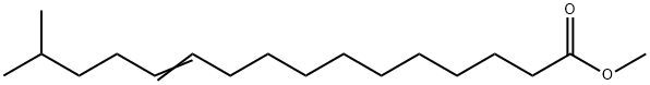 15-Methyl-11-hexadecenoic acid methyl ester Struktur