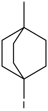 1-Iodo-4-methylbicyclo[2.2.2]octane Struktur