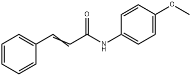 N-(4-Methoxyphenyl)-3-phenylacrylamide Struktur